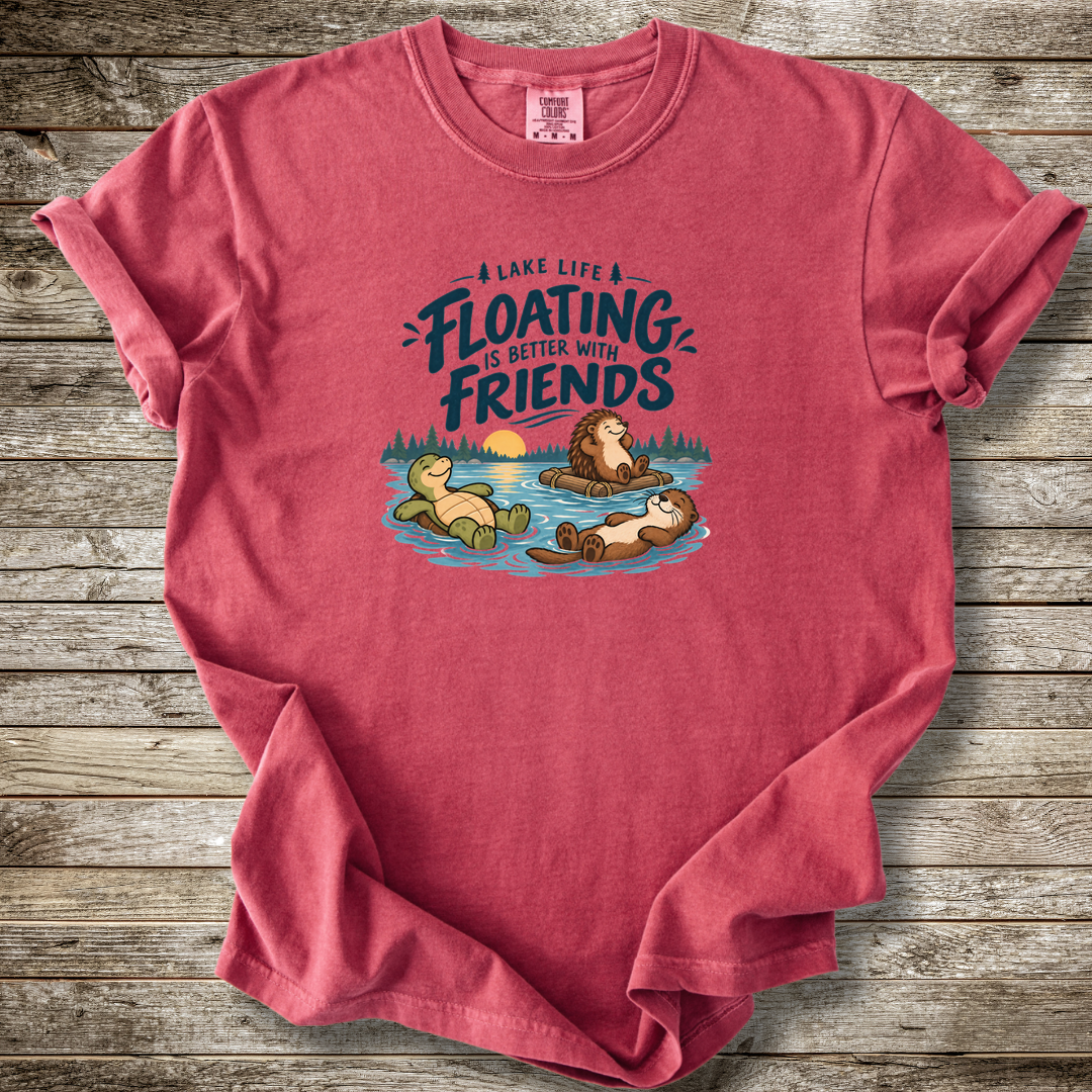 Floating Is Better With Friends T-shirt