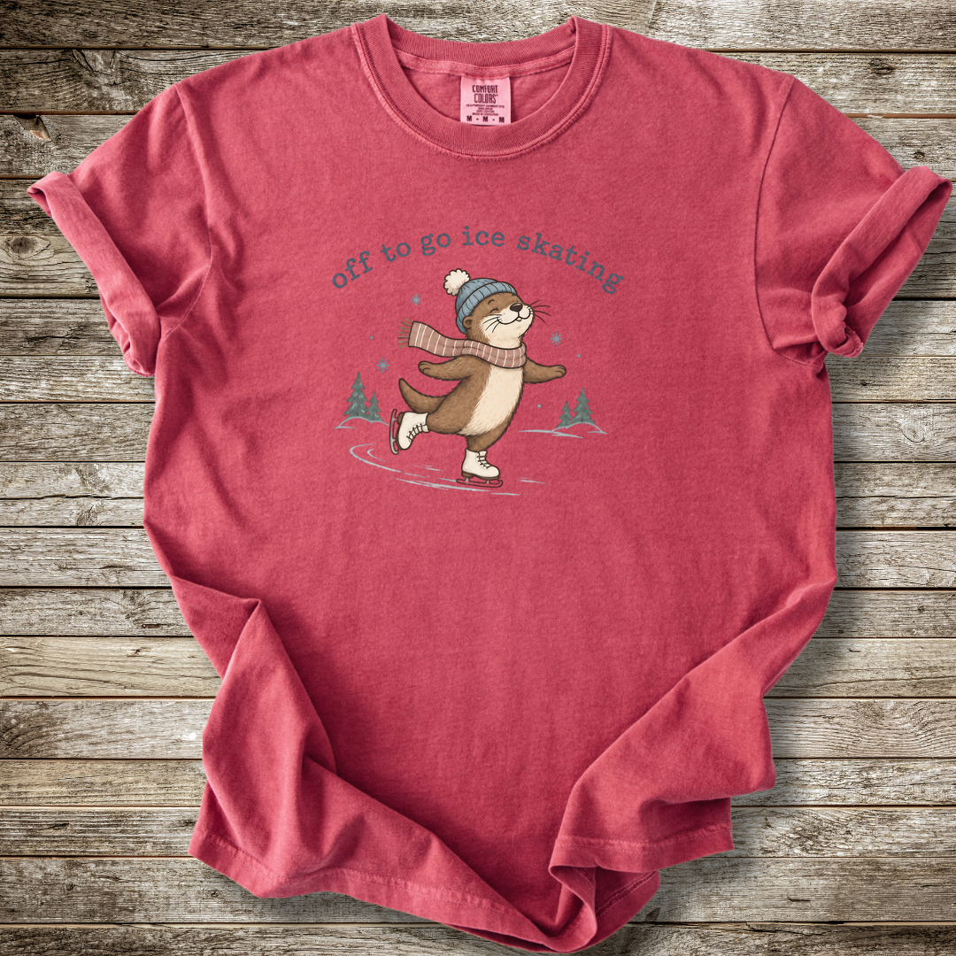 Off To Go Ice Skating T-shirt