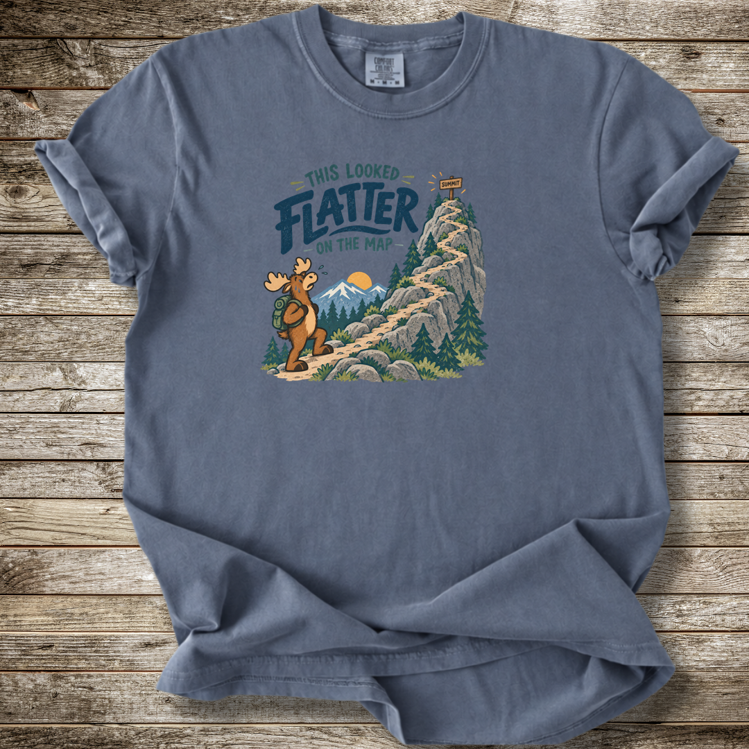 This Looked Flatter On The Map T-shirt