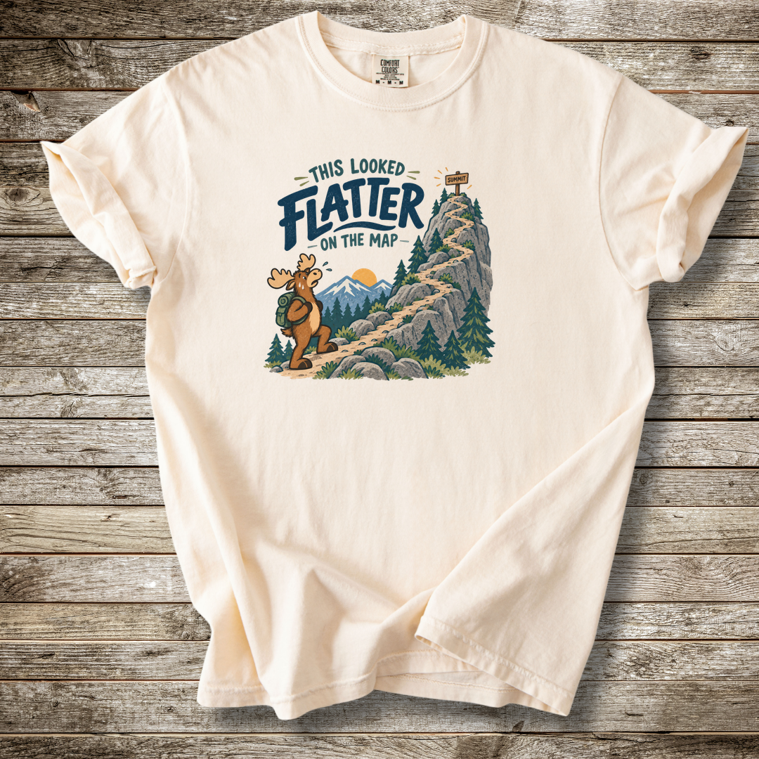 This Looked Flatter On The Map T-shirt