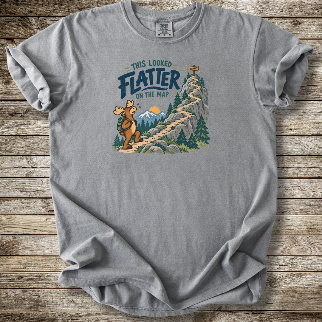 This Looked Flatter On The Map T-shirt