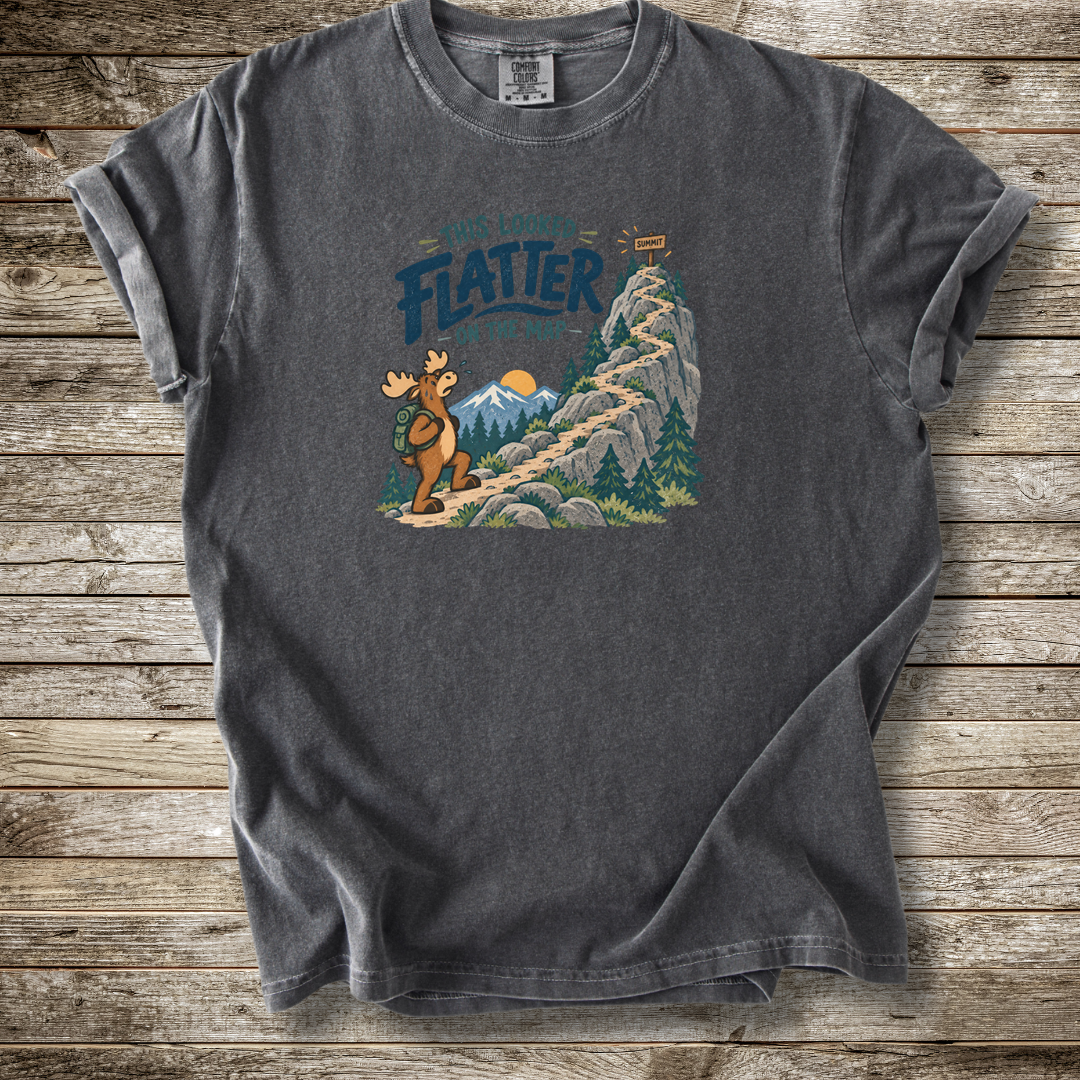 This Looked Flatter On The Map T-shirt