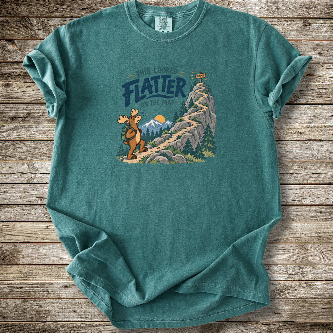 This Looked Flatter On The Map T-shirt