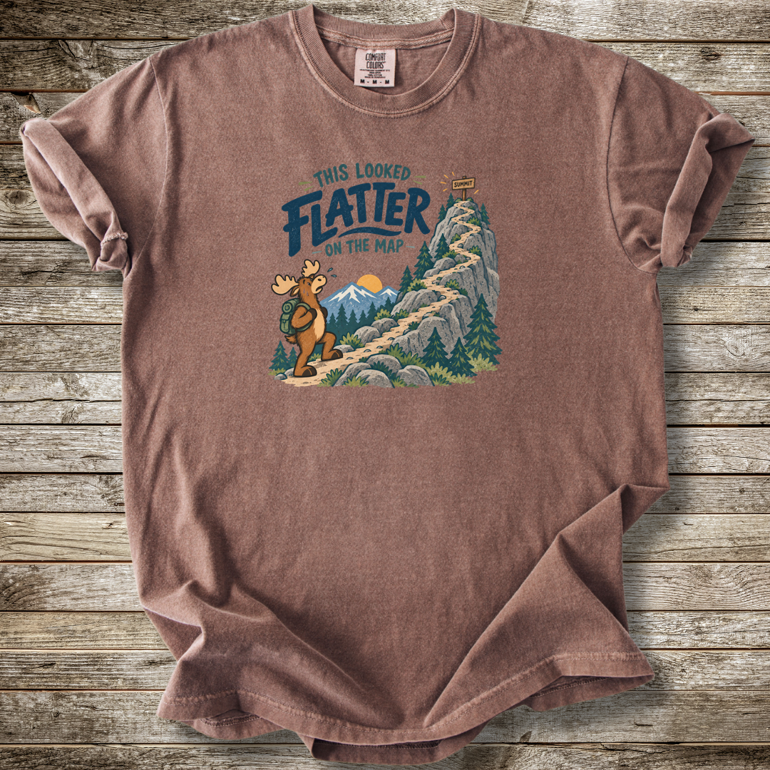 This Looked Flatter On The Map T-shirt