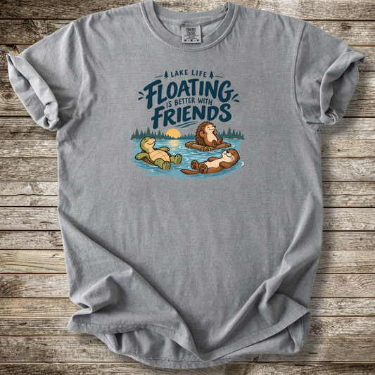 Floating Is Better With Friends T-shirt