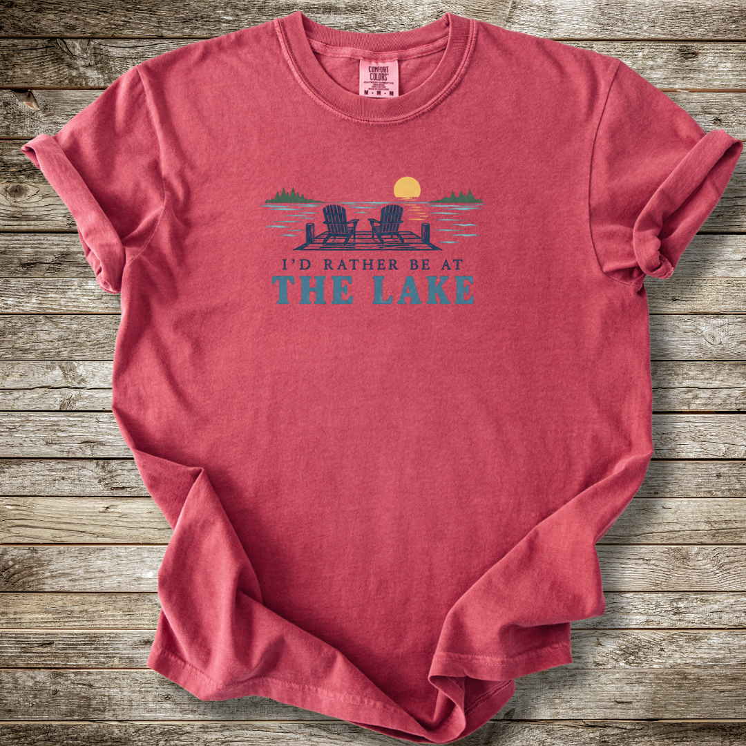 I'd Rather Be At The Lake T-shirt