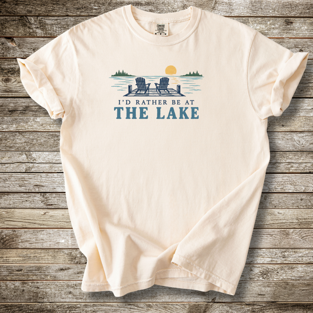 I'd Rather Be At The Lake T-shirt