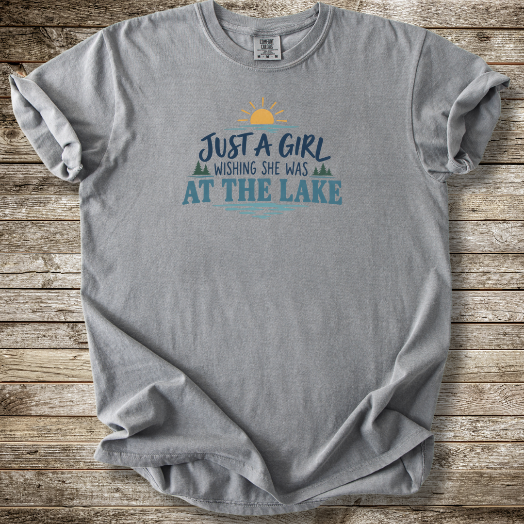 Just A Girl Wishing She Was At The Lake T-shirt