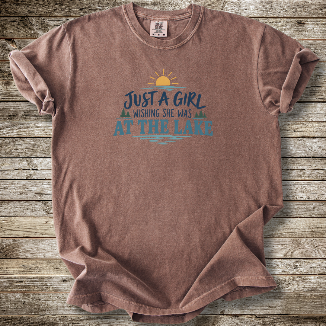 Just A Girl Wishing She Was At The Lake T-shirt