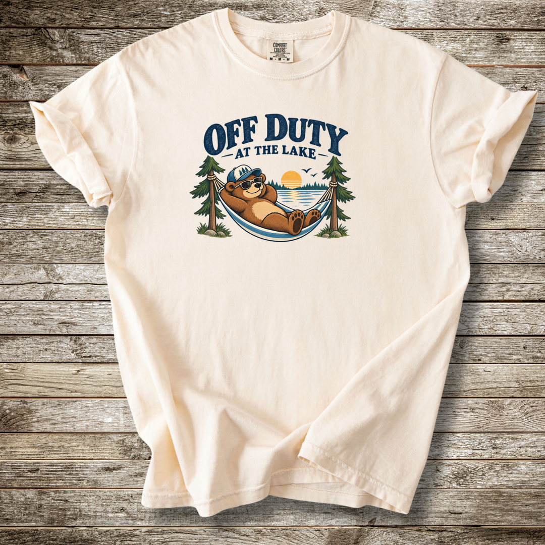 Off Duty At The Lake T-shirt