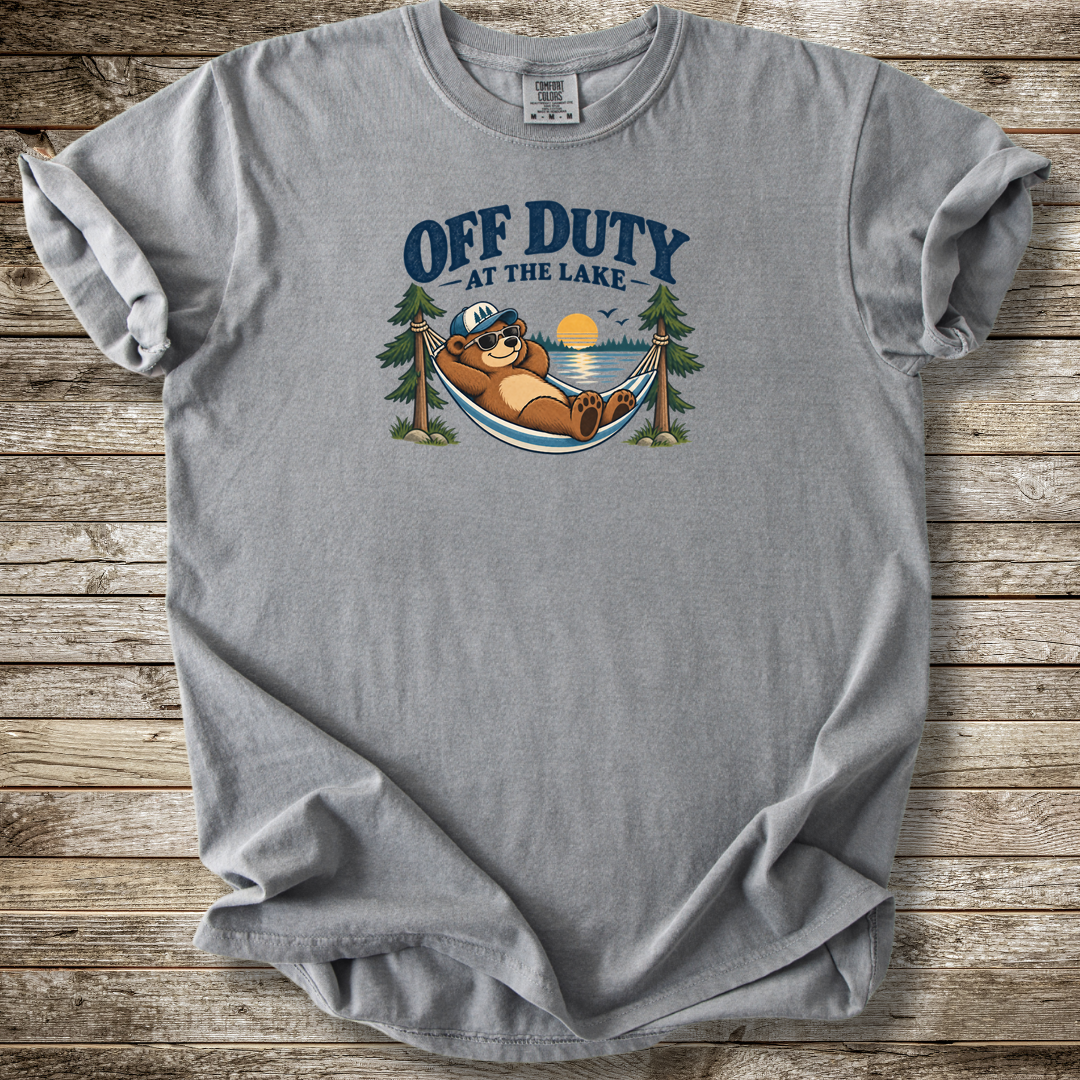 Off Duty At The Lake T-shirt