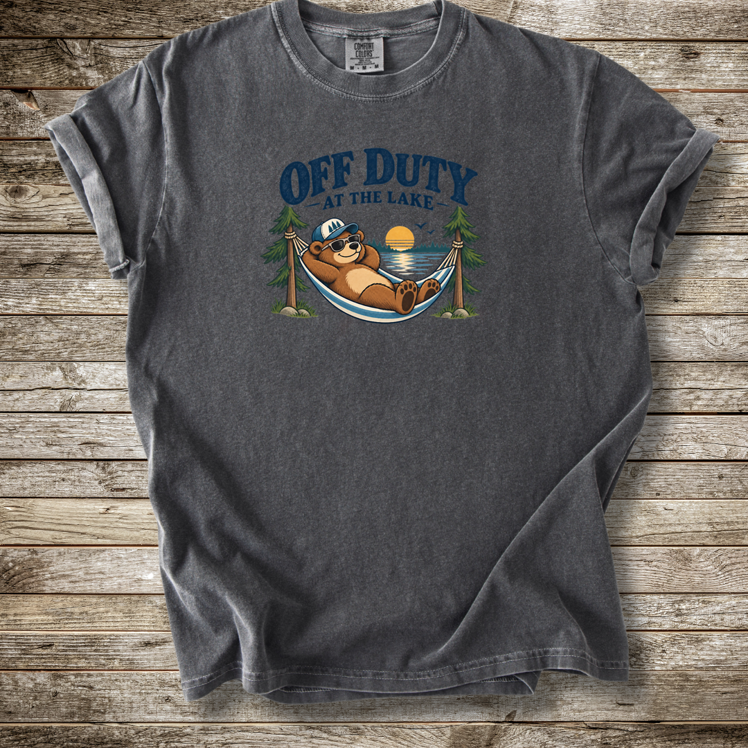 Off Duty At The Lake T-shirt
