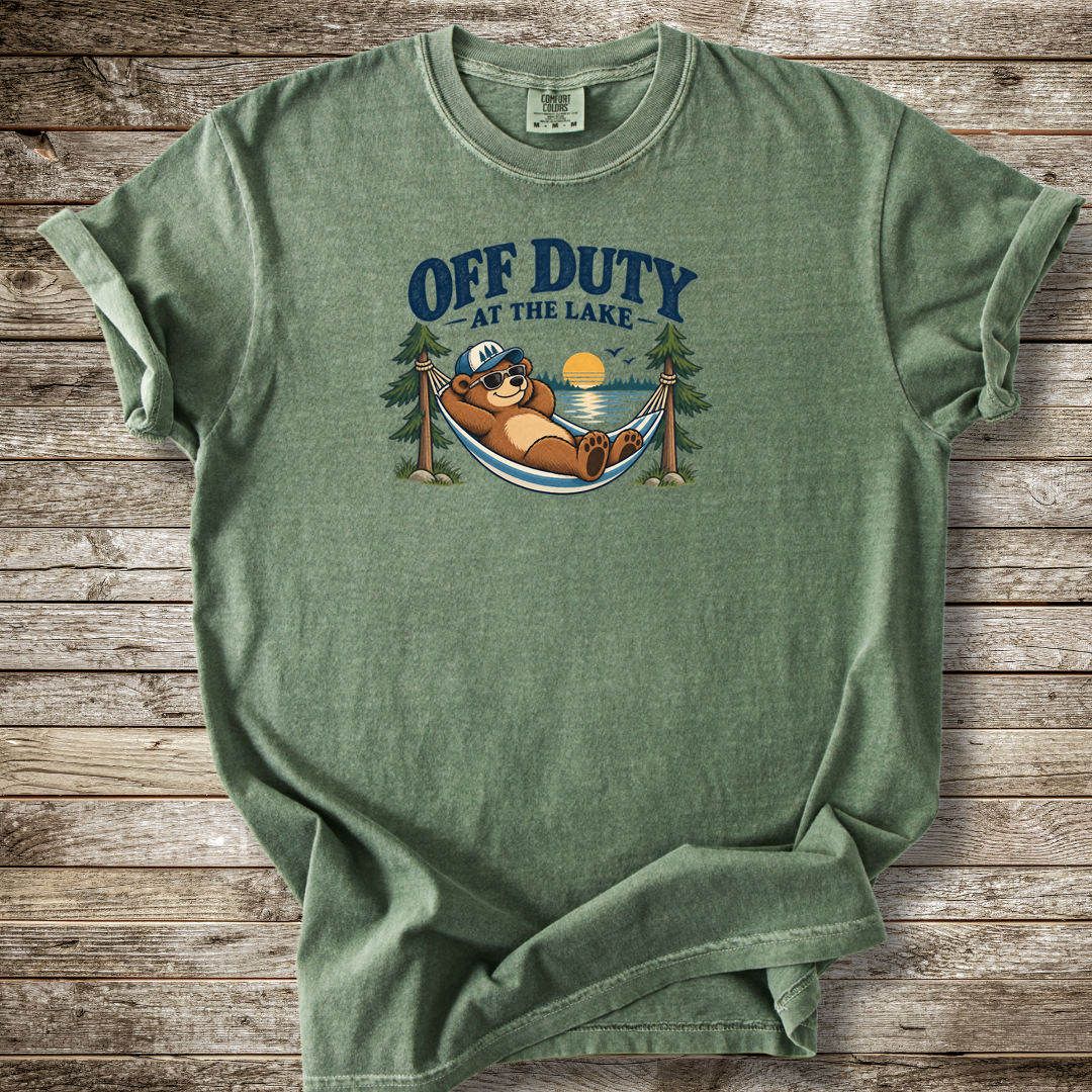 Off Duty At The Lake T-shirt