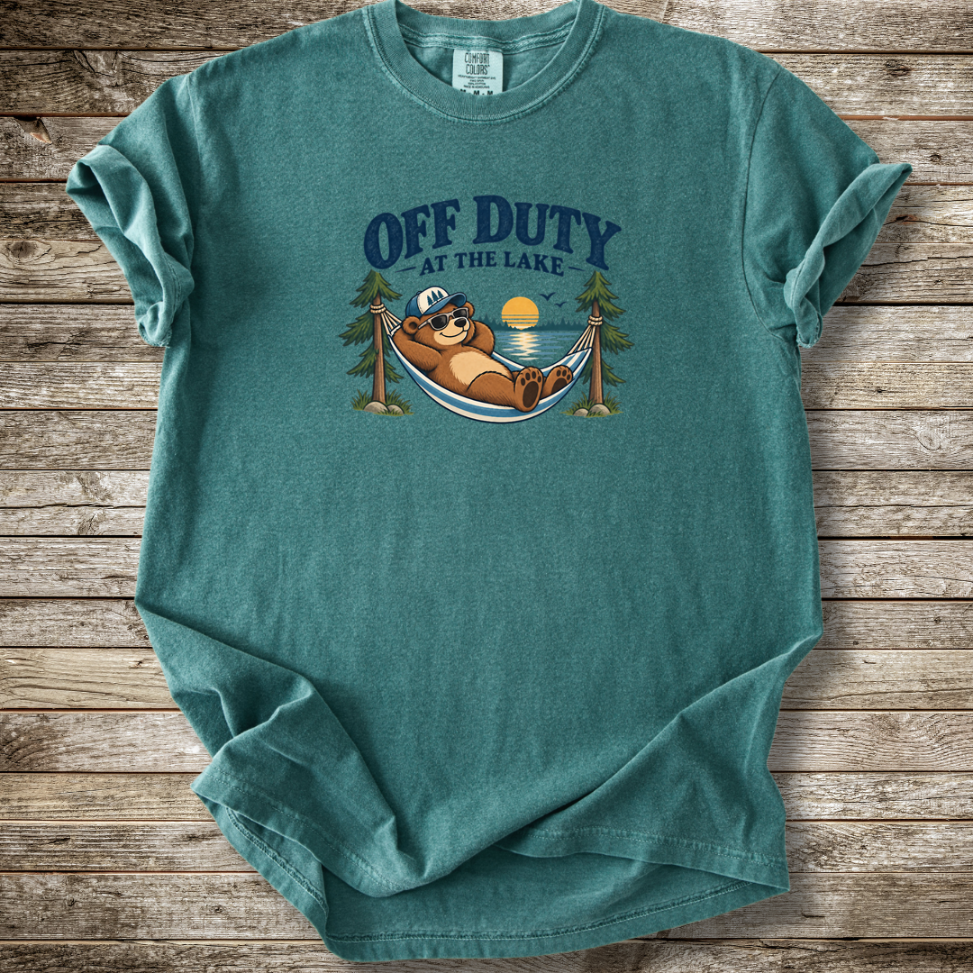 Off Duty At The Lake T-shirt