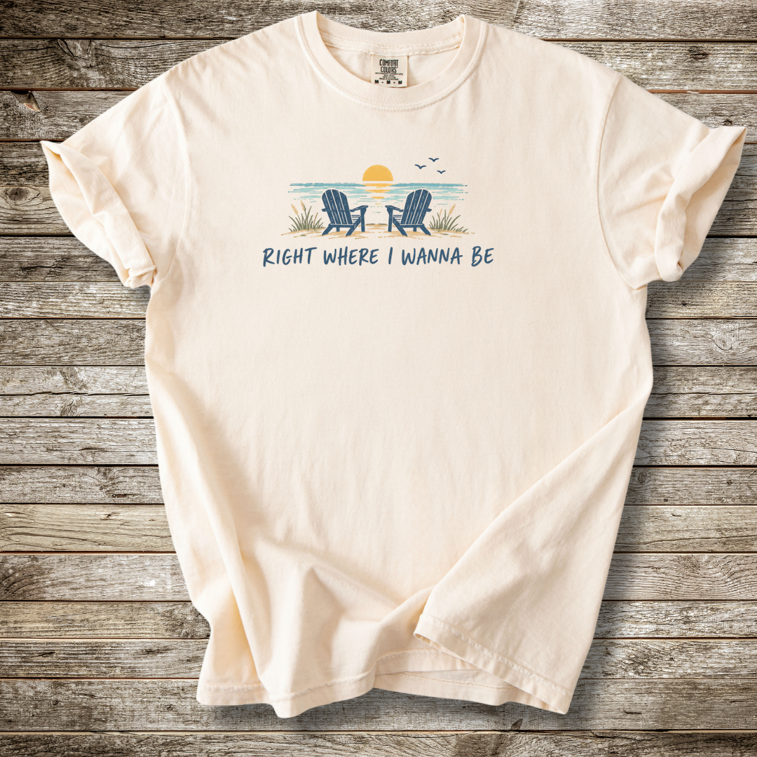 Right Where I Wanna Be Chairs T-shirt