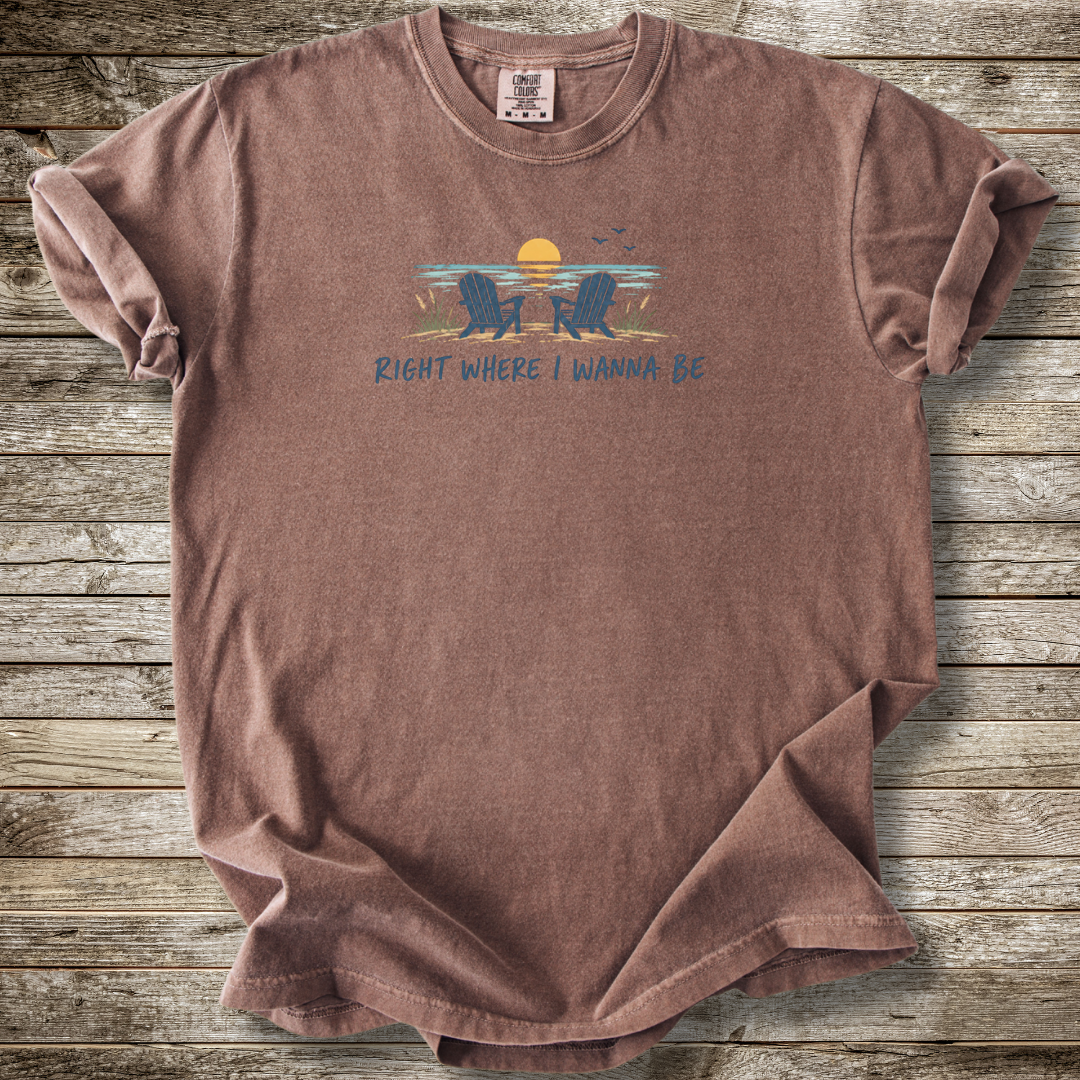 Right Where I Wanna Be Chairs T-shirt