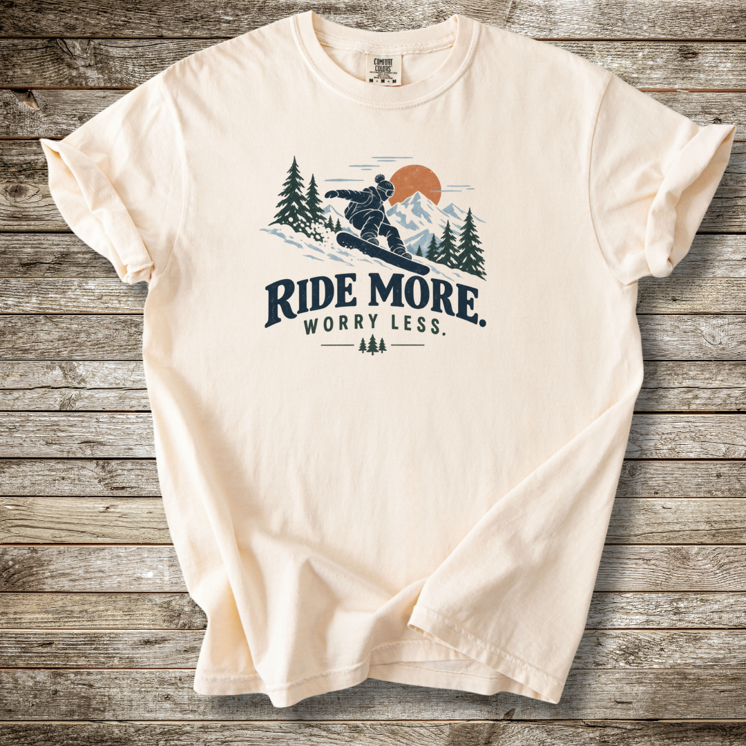 Ride More Worry Less T-shirt