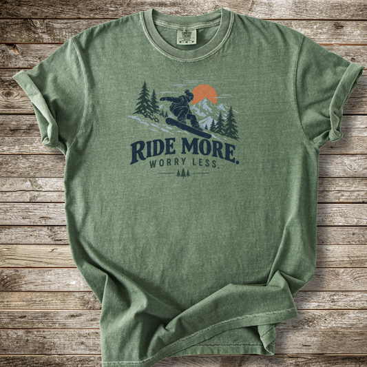 Ride More Worry Less T-shirt