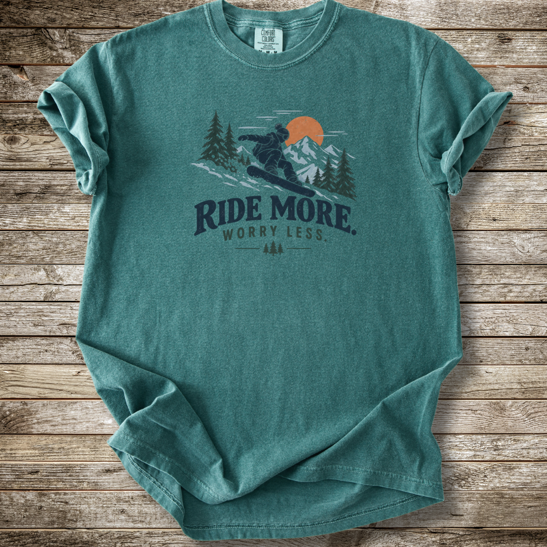 Ride More Worry Less T-shirt
