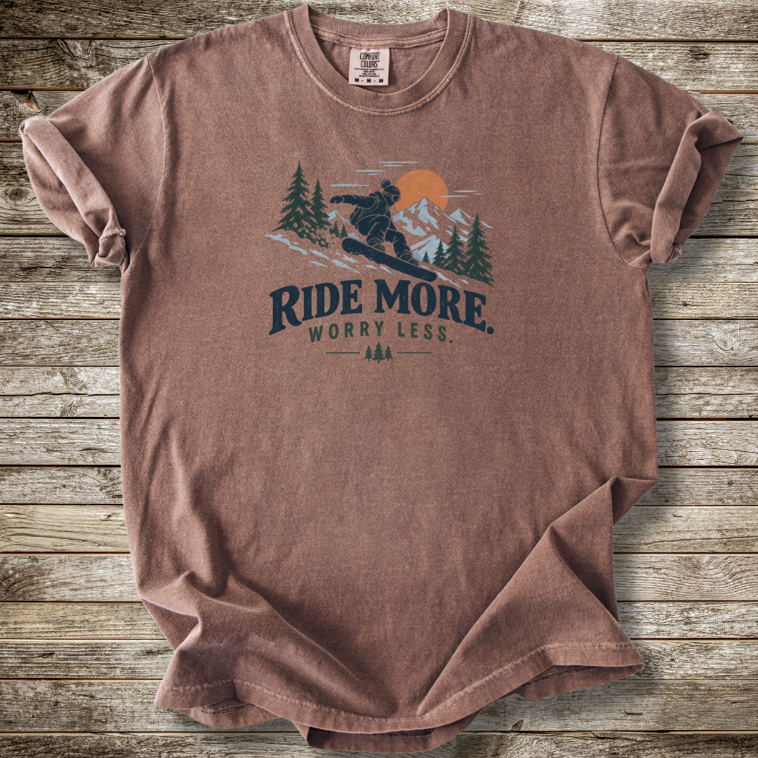 Ride More Worry Less T-shirt