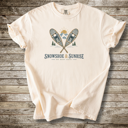 SnowShoe And Sunrise T-shirt
