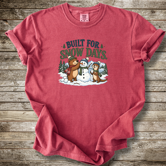 Built For Snow Days T-shirt