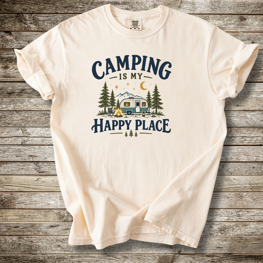 Camping Is My Happy Place T-shirt