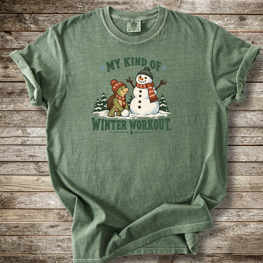 My Kind Of Winter Workout T-shirt