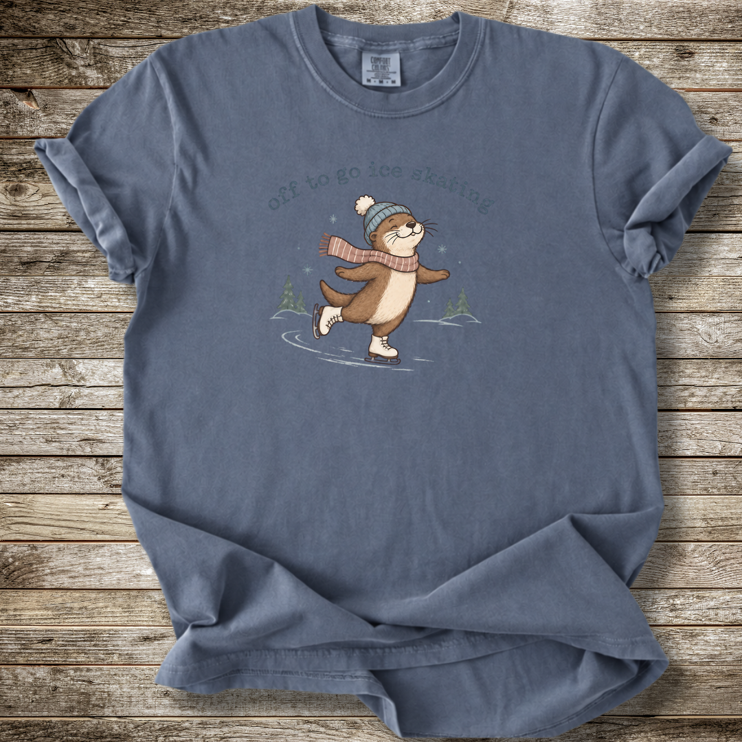 Off To Go Ice Skating T-shirt