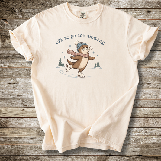 Off To Go Ice Skating T-shirt