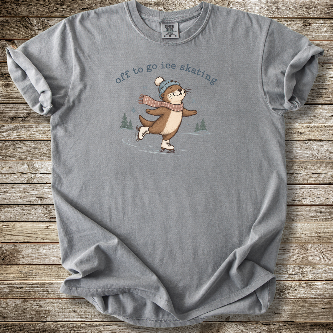 Off To Go Ice Skating T-shirt