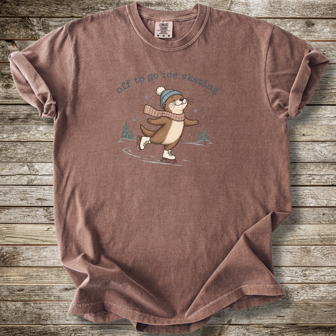 Off To Go Ice Skating T-shirt